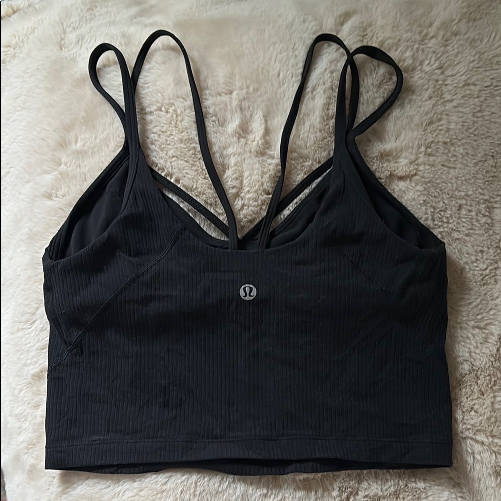 lululemon athletica Black Strappy Sports Bra